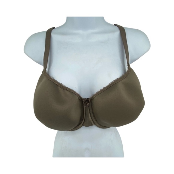 Wacoal Sz 38 DDD Taupe Brown Lace Bra - Picture 1 of 6